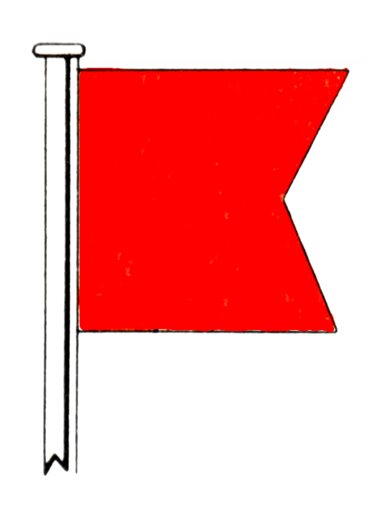 small red flag clipart - photo #31