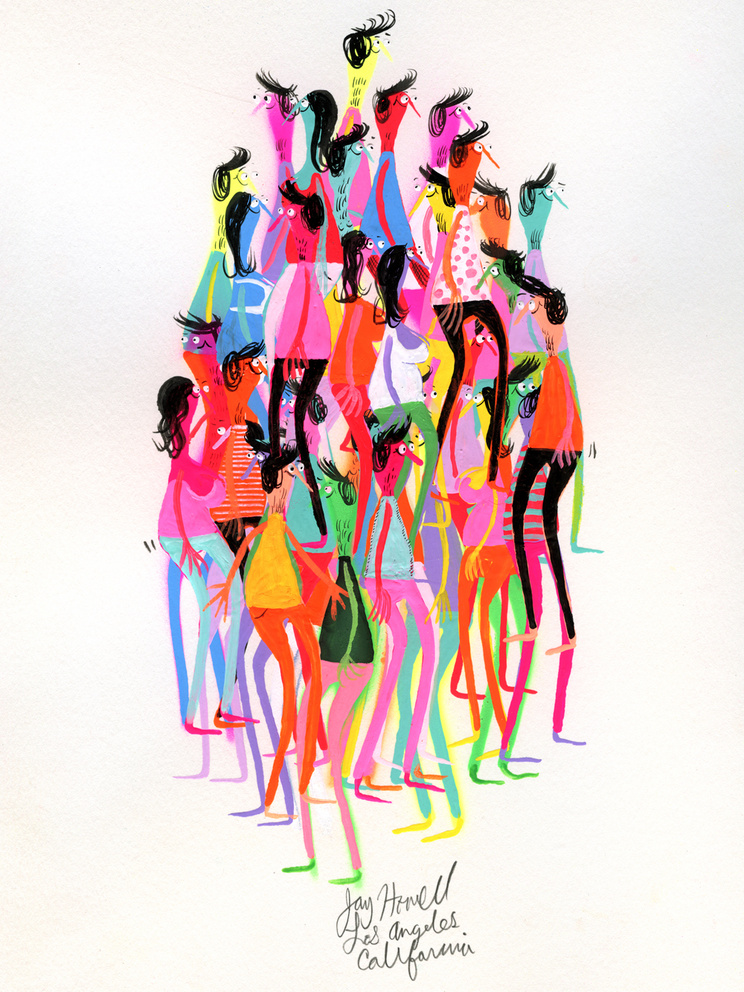 A Colorful Group of People" by Jay Howell