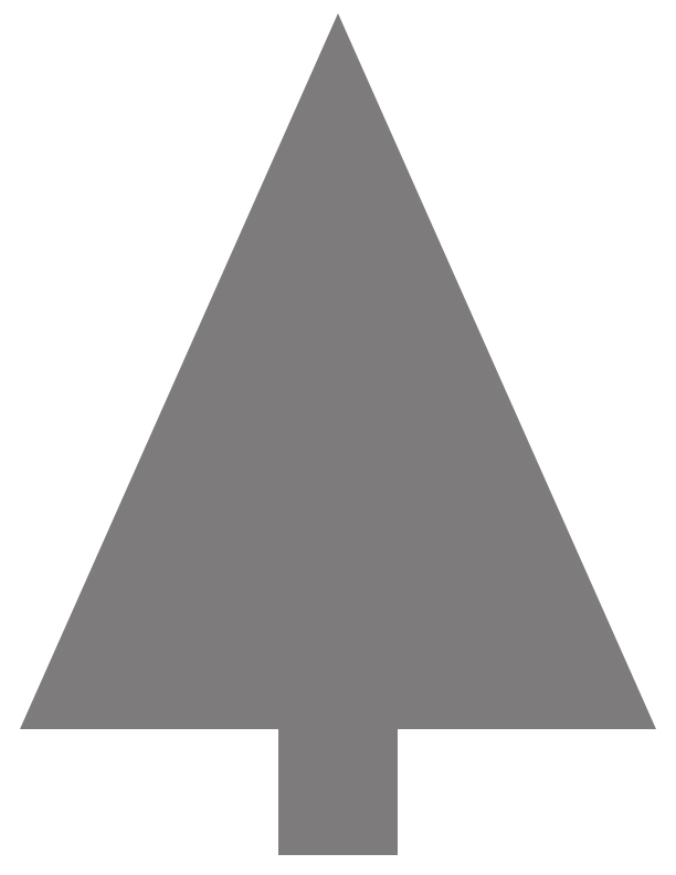 Pallet Wood Silhouette Christmas Tree Craft | Positively Splendid ...