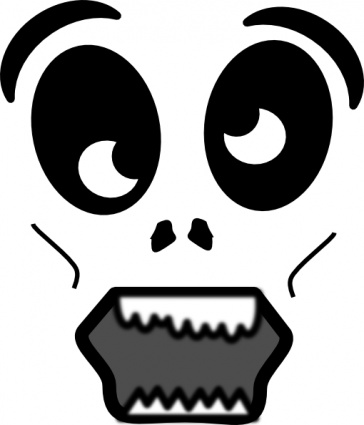 Download Cartoon Zombie Face clip art Vector Free
