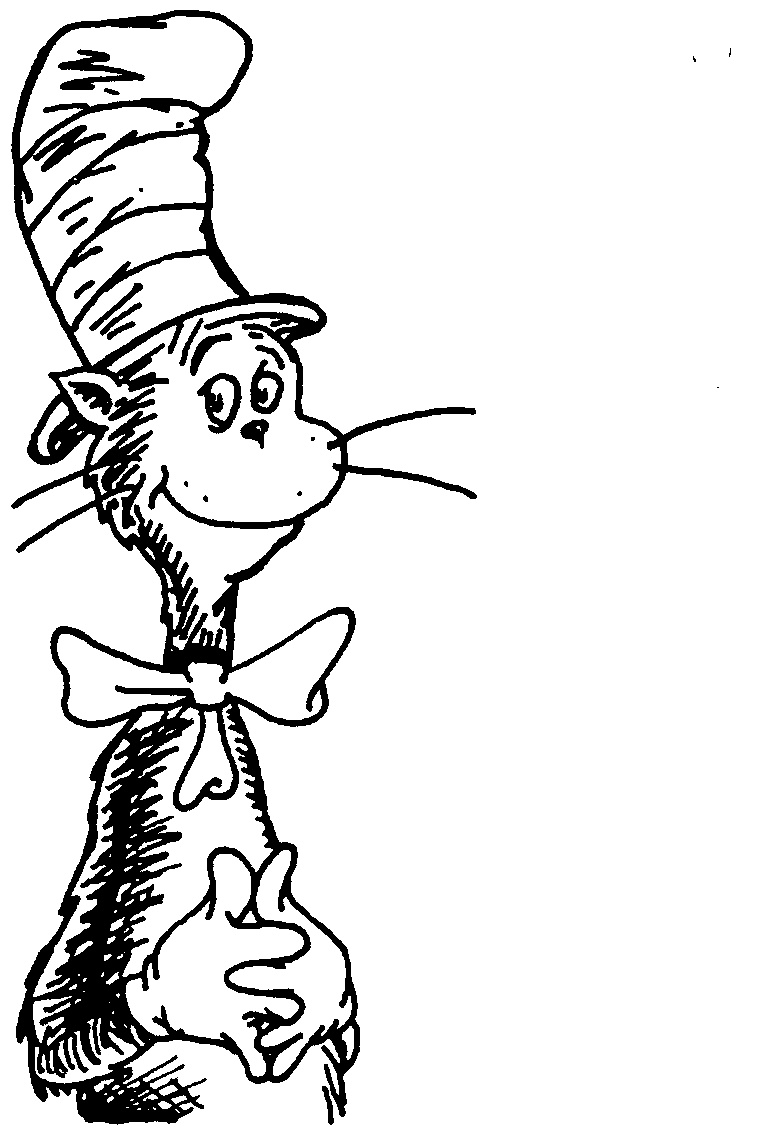 free cat in the hat clipart - photo #34