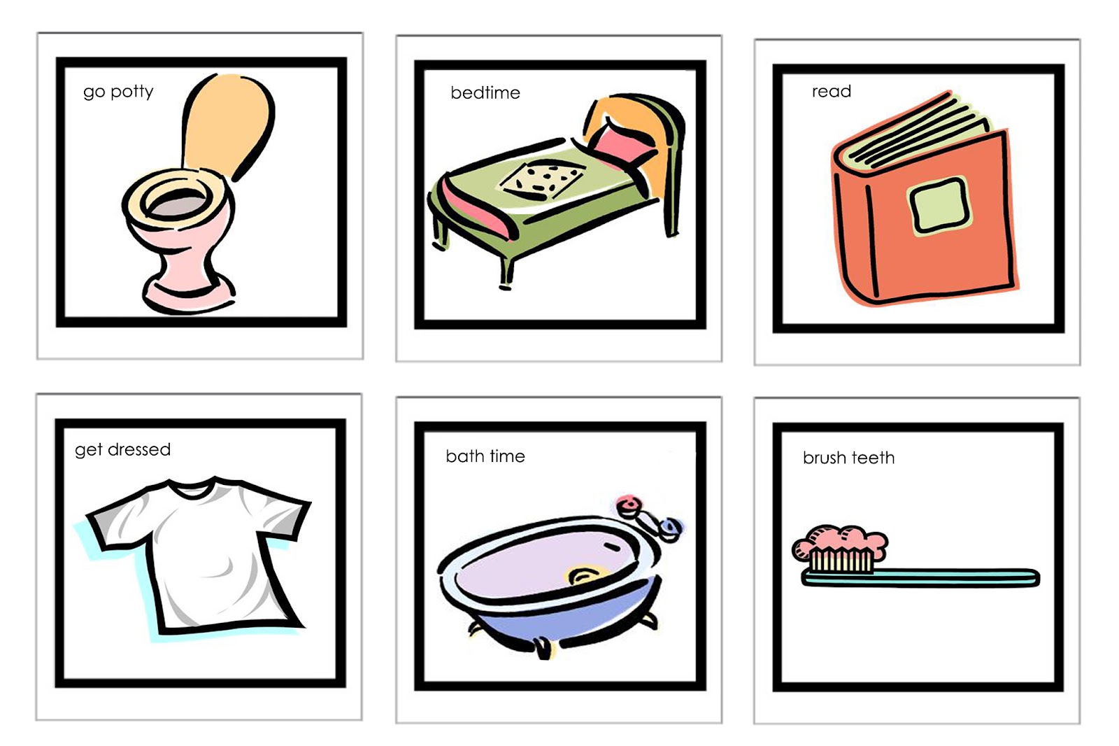 Bedtime Routine Pictures Cliparts co