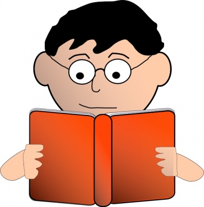 Pix For > Students Reading Clip Art