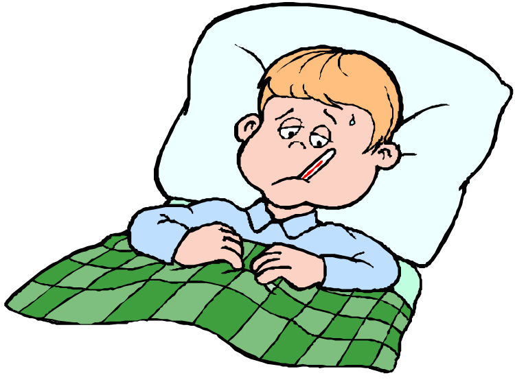 Sick In Bed Clipart Images & Pictures - Becuo
