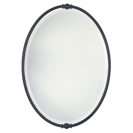 Murray Feiss Boulevard Collection Oval Wall Mirror - #15006 ...