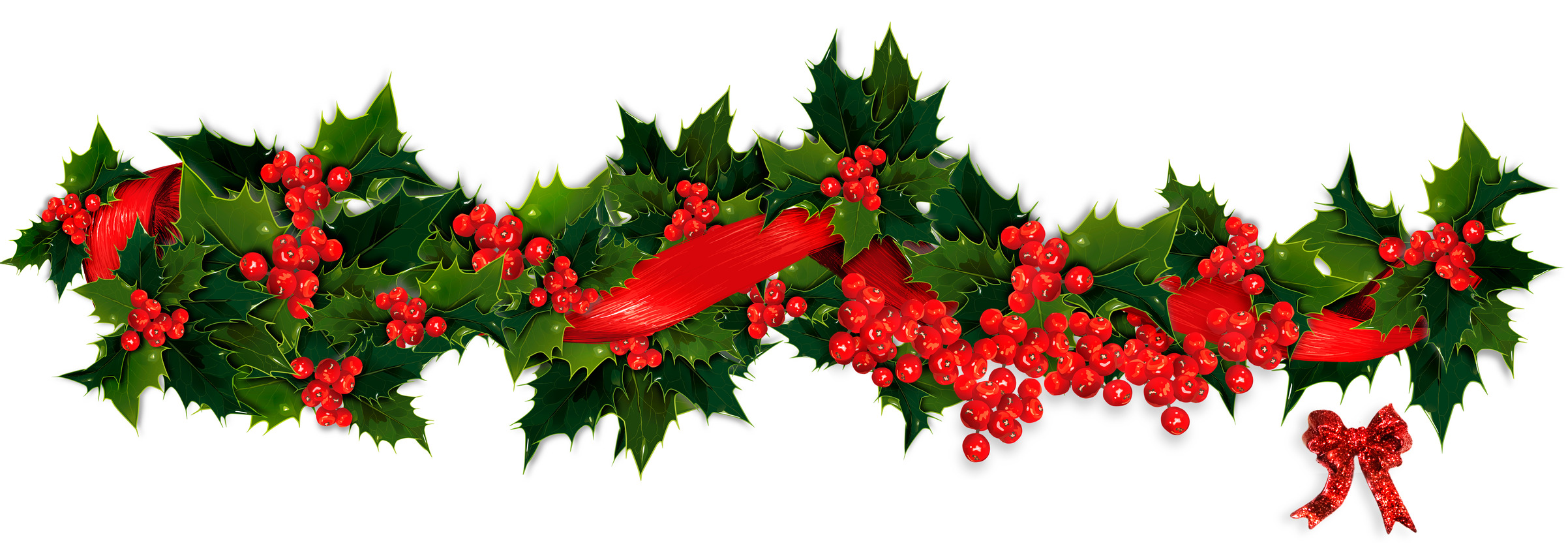 Xmas Stuff For &gt; Christmas Garland Images - Cliparts.co