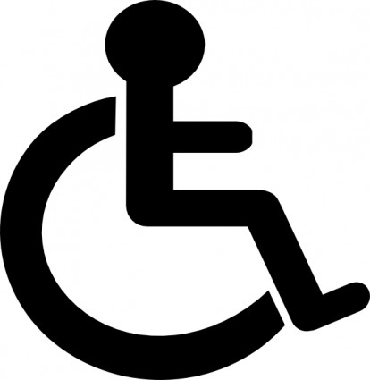 Wheelchair sign clip art Free vector for free download (about 5 ...