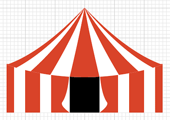 Illustrator Tutorial: Circus Tent | Vector Diary