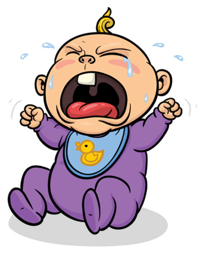 Crying Baby Cartoon Images & Pictures - Becuo