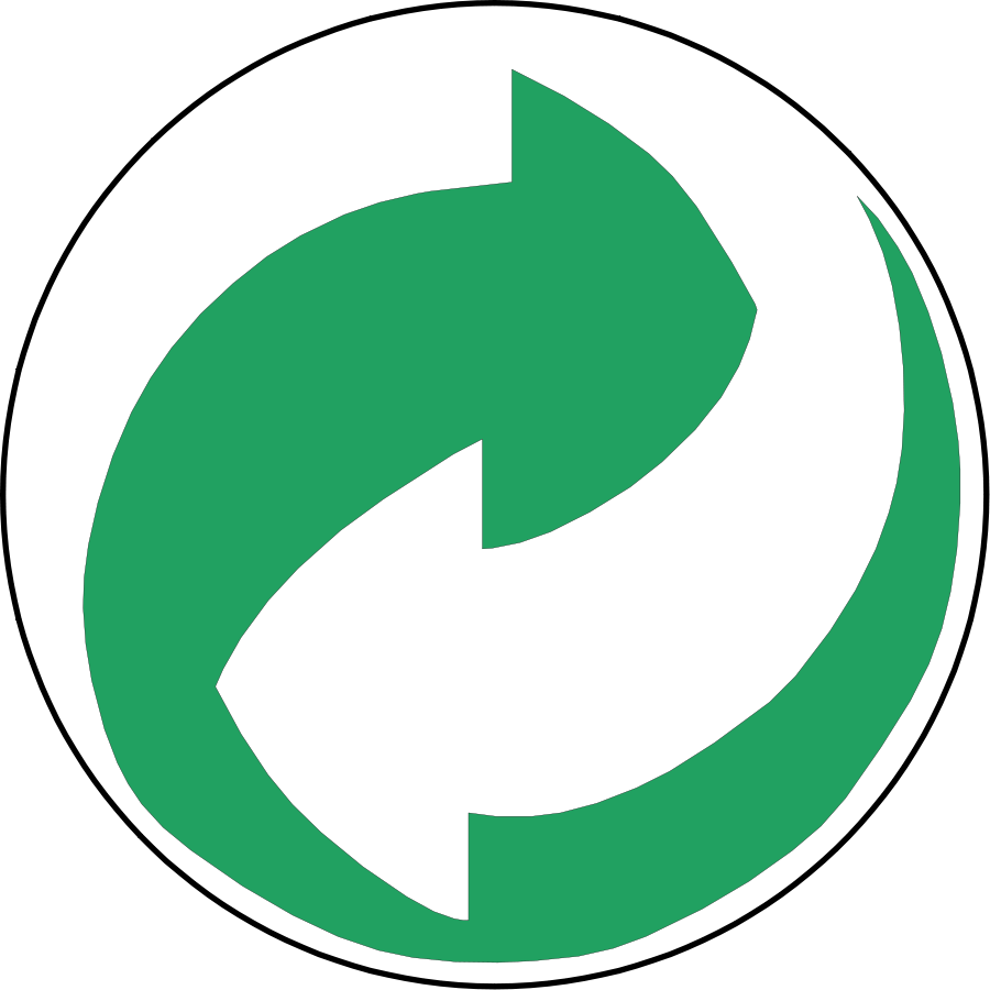 Recycling Symbol Green and White Arrows large 900pixel clipart ...