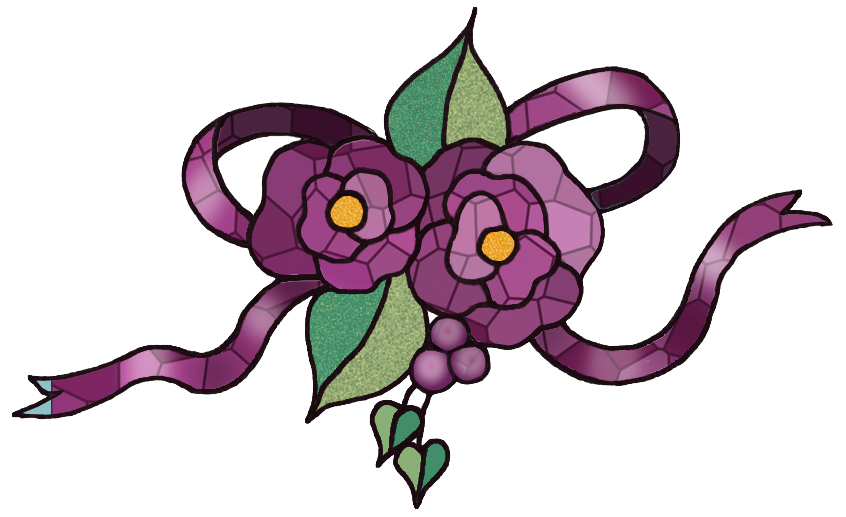 Pix For > Violet Flower Clip Art