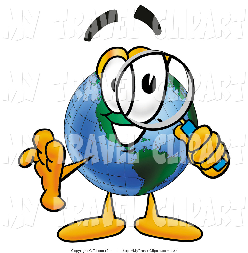 Clipart of a Smiling World Earth Globe Mascot Cartoon Character ...
