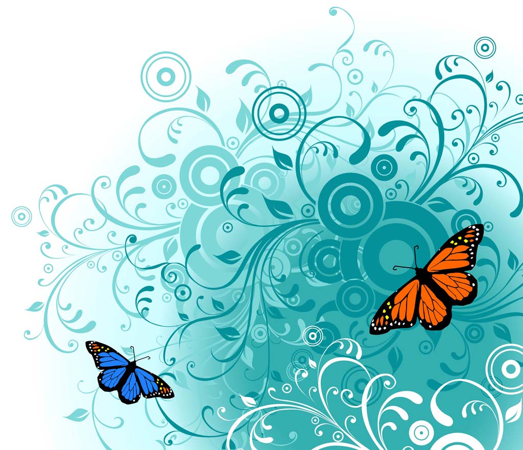 Free butterflies Vectors - 2. Page