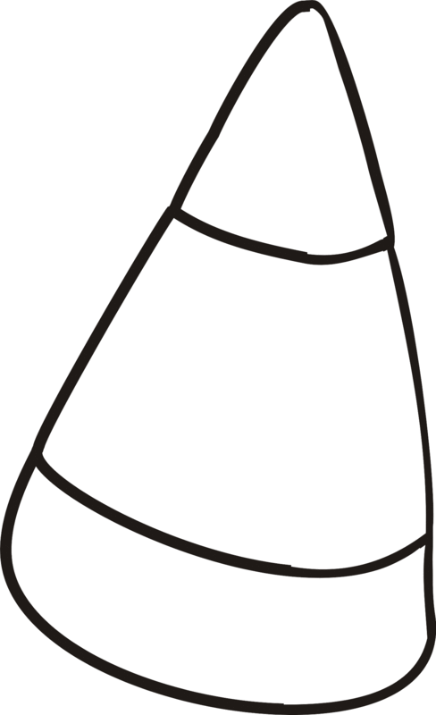candycorn Colouring Pages