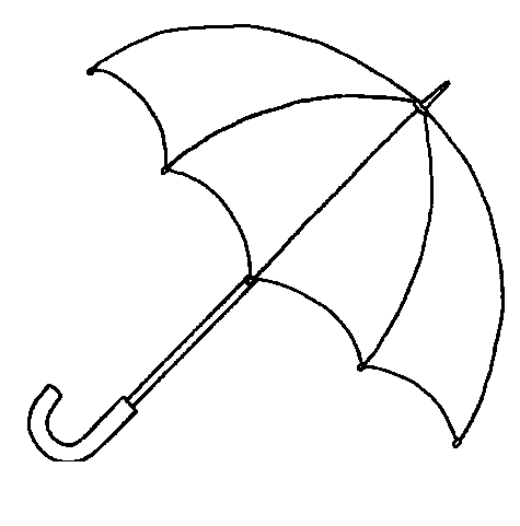Gallery For > Umbrella Outline Clipart