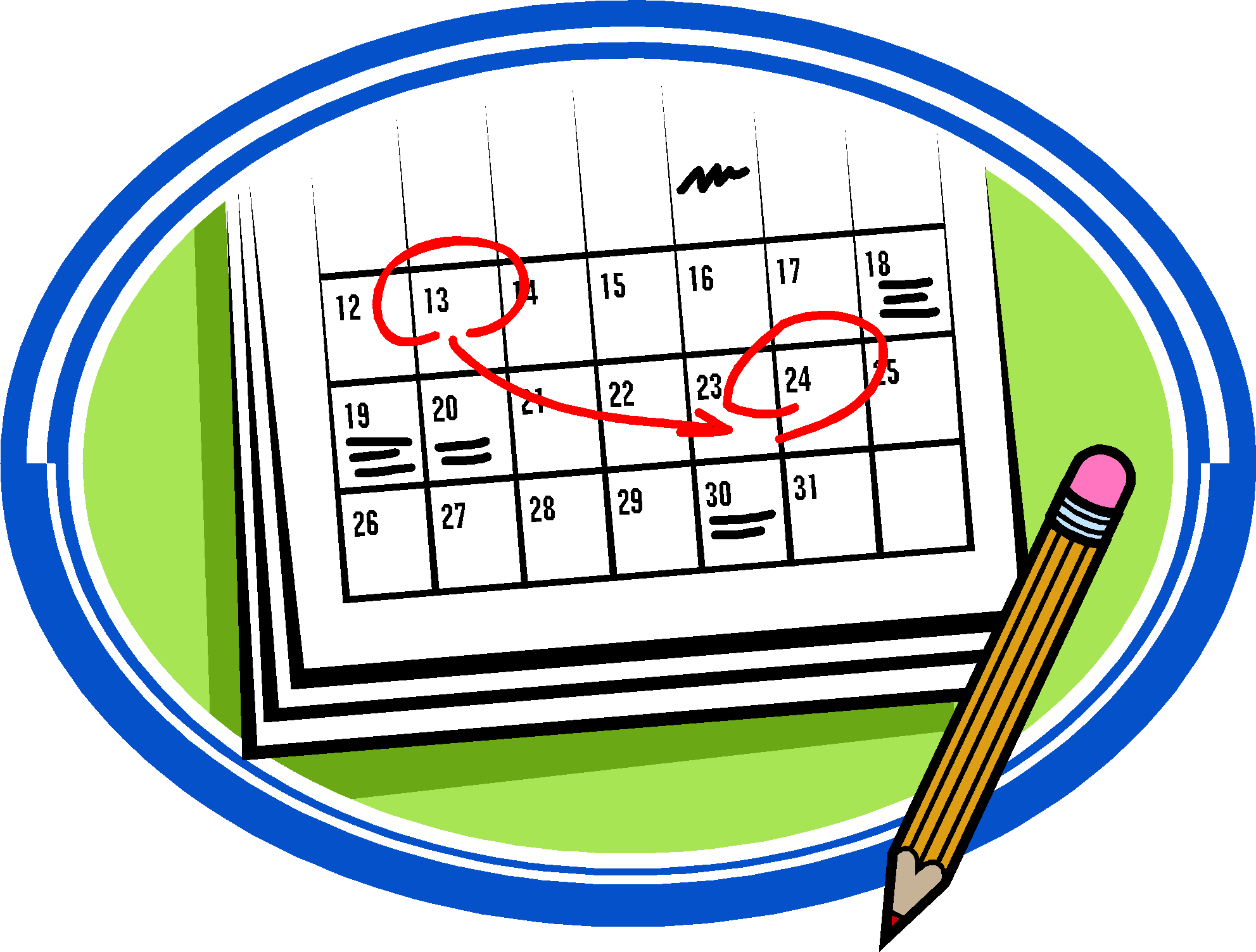 Free Calendar Clipart - ClipArt Best