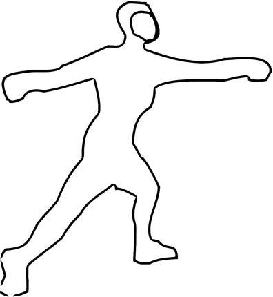 n body outline Colouring Pages