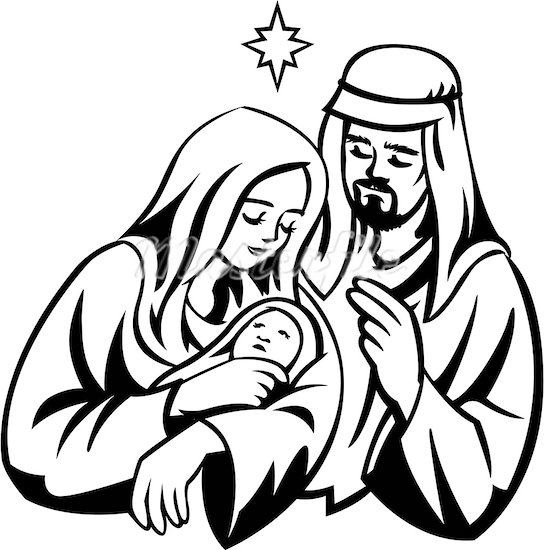 mary and jesus clipart - photo #13