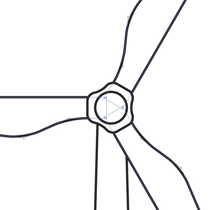 Illustrator Drawing Tutorial: Create a Wind Turbine icon in ...