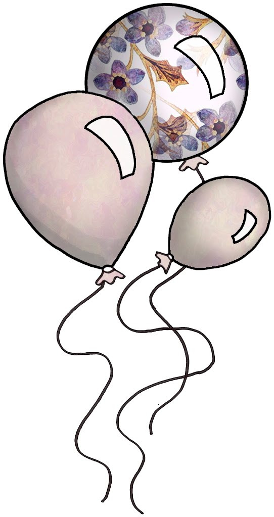 ArtbyJean - Purple Wood Roses: Party Balloons from set A05 ...