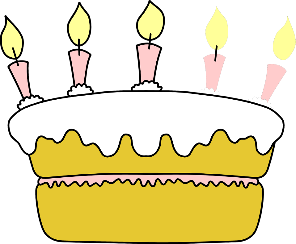 Free Stock Photos | Illustration of a birthday cake | # 3578 ...
