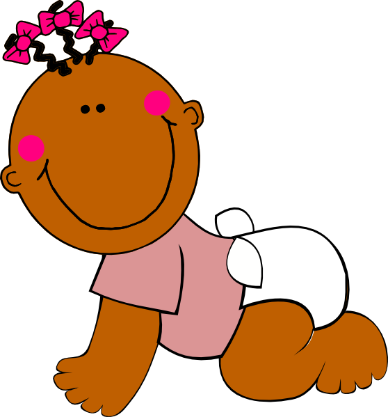 Baby Crawling Clip Art - ClipArt Best