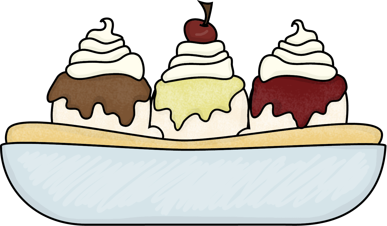 ice cream sundae clipart border - photo #25