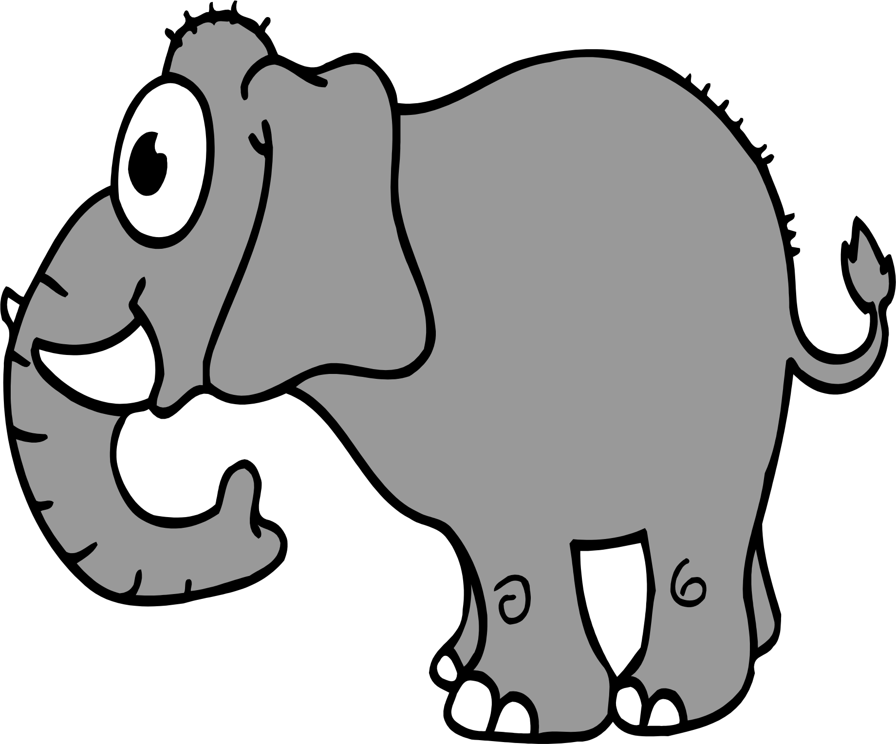 free clipart elephant cartoon - photo #39