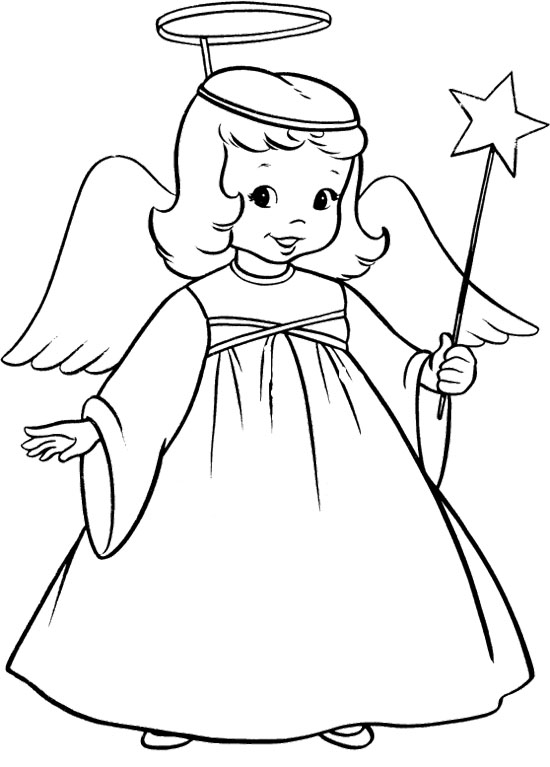 Pinterest Angel Coloring Pages