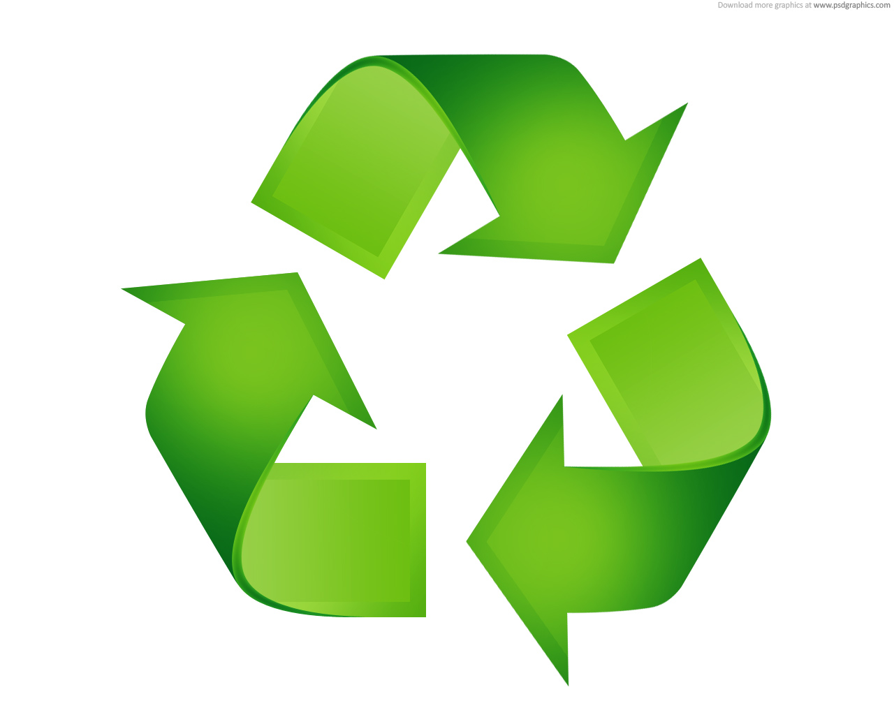 Green Recycling Symbols