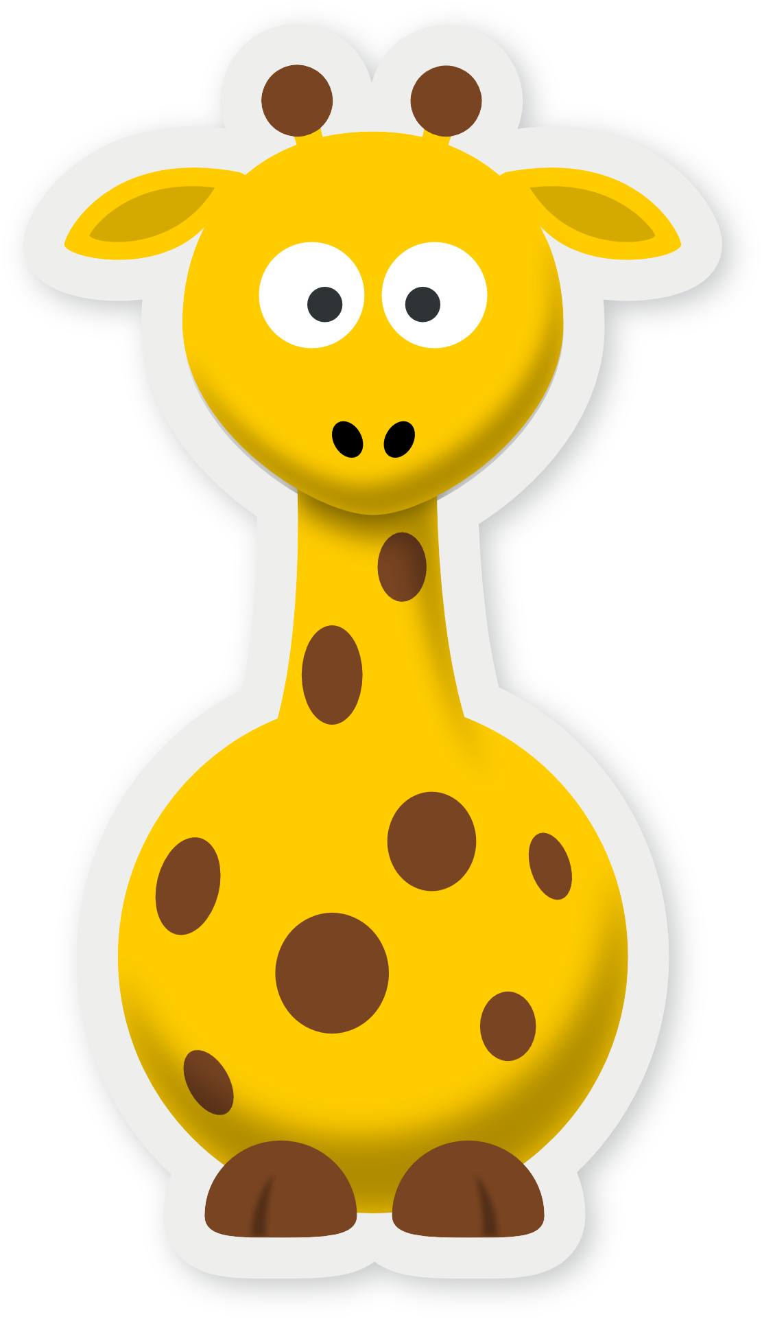 Baby Cartoon Giraffes - ClipArt Best