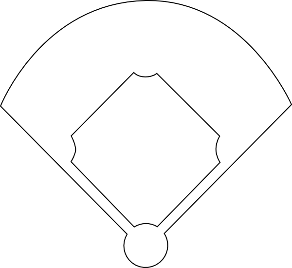 Baseball Field Diagram Printable - Cliparts.co