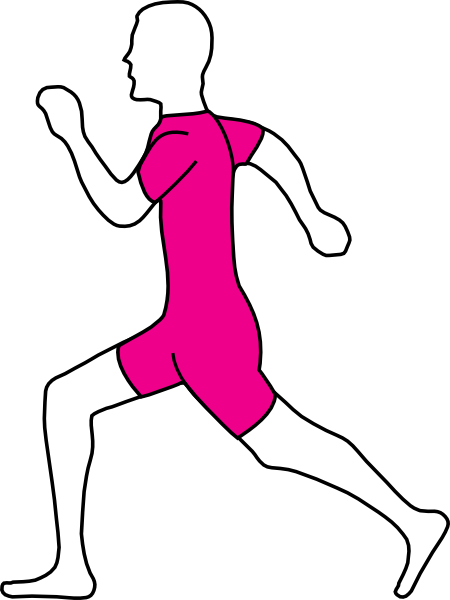 Running Man Clip Art at Clker.com - vector clip art online ...