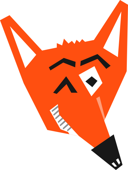 Orange Fox SVG Downloads - Animal - Download vector clip art online
