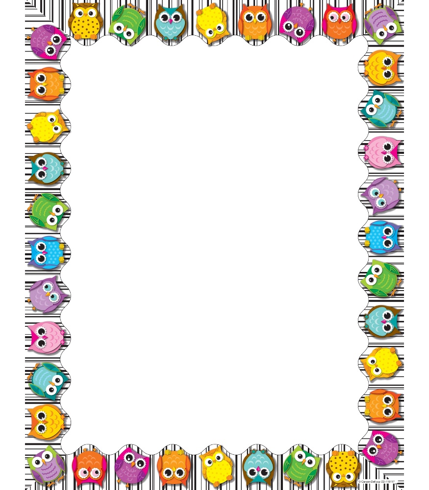 Owl Border Clip Art - Cliparts.co