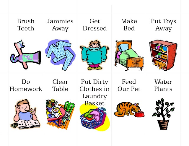 Pix For > Girl Chores Clipart