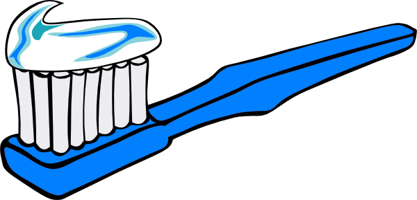 Blue Toothbrush clip art - vector clip art online, royalty free ...