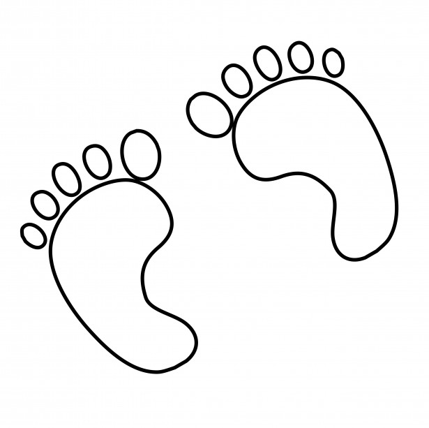 Dinosaur Footprint Template - Cliparts.co