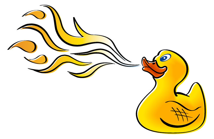 Fire Breathing Rubber Ducky - ClipArt Best