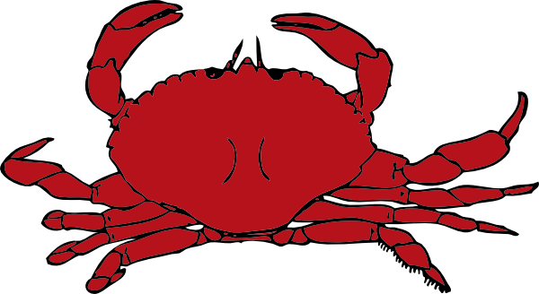 Crab clip art - vector clip art online, royalty free & public domain