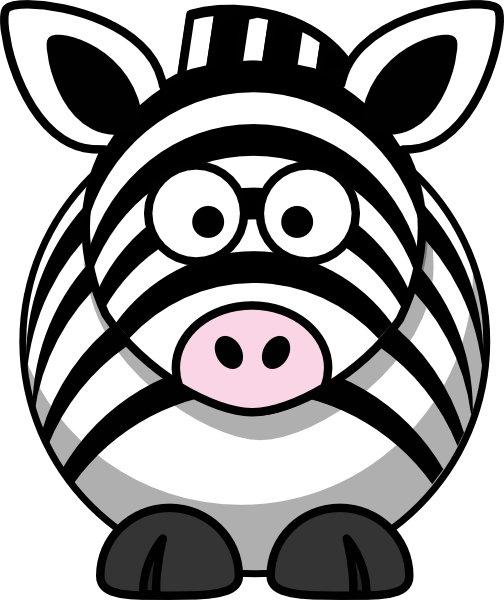 Cartoon Zebra clip art - vector clip art online, royalty free ...
