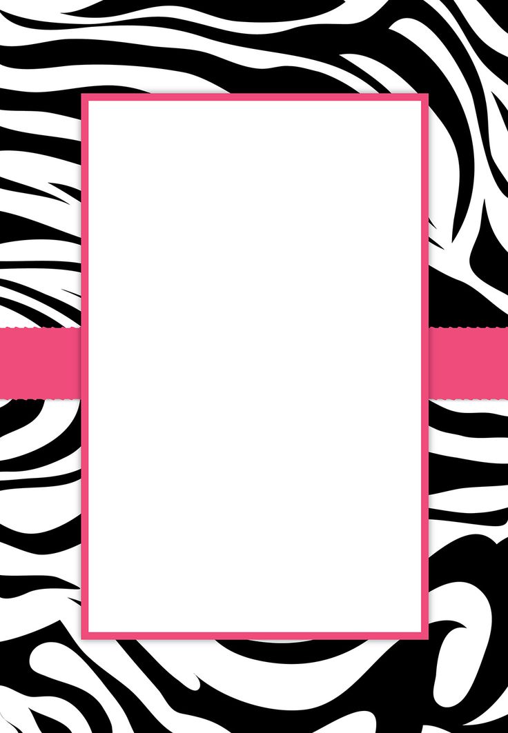 Free Printable Zebra Stripes Invitation | Birthday ideas | Pinterest
