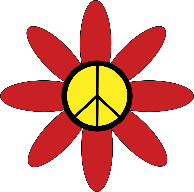 Peace Flower scallywag peacesymbol.org Peace Symbol Peace Sign CND ...