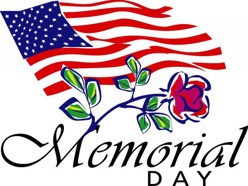 Memorial Day Clip Art Flag Free