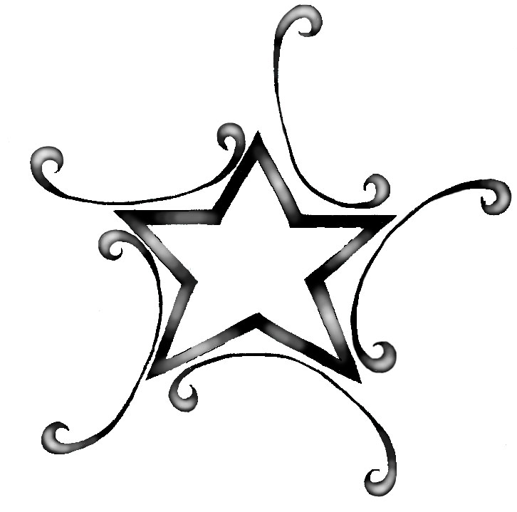 Star Flower Tattoo