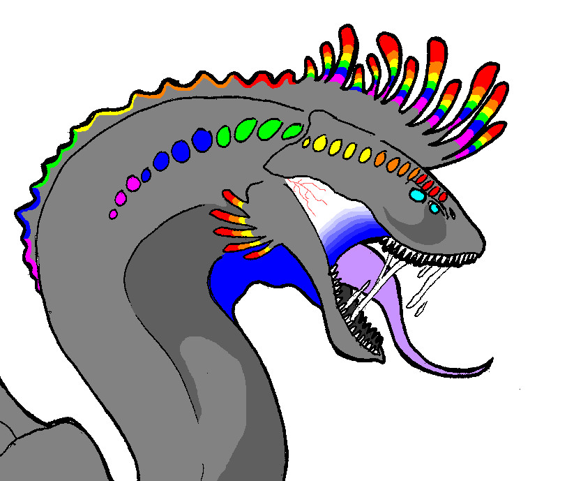 deviantART: More Like Rainbow Dragon by orcacat88