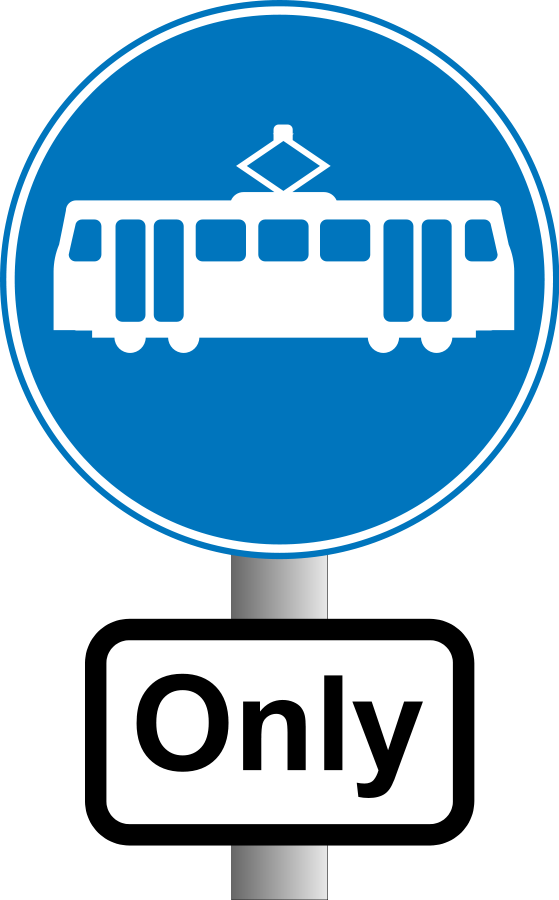 Roadsign trams ony large 900pixel clipart, Roadsign trams ony ...