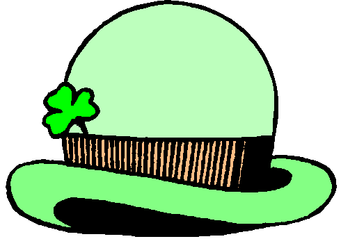 Free Leprechaun Hat Clipart - Public Domain Holiday/StPatrick clip ...