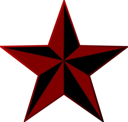 Pix For > Black And Red Stars Clip Art