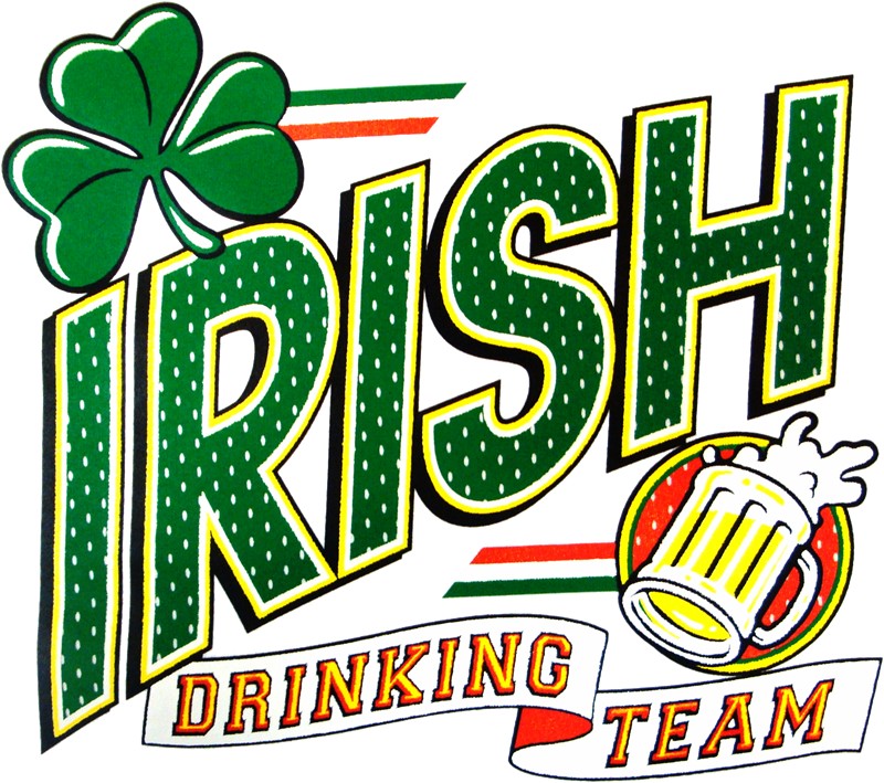 St.Patrick's Day "Irish Drinking Team" Girls T-Shirt